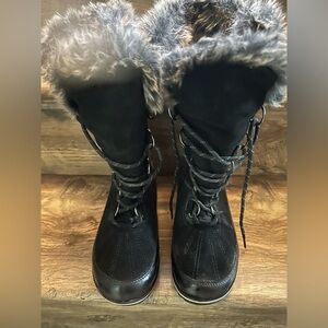 Champion C9 Women's Black Fur-Lined Winter Boots